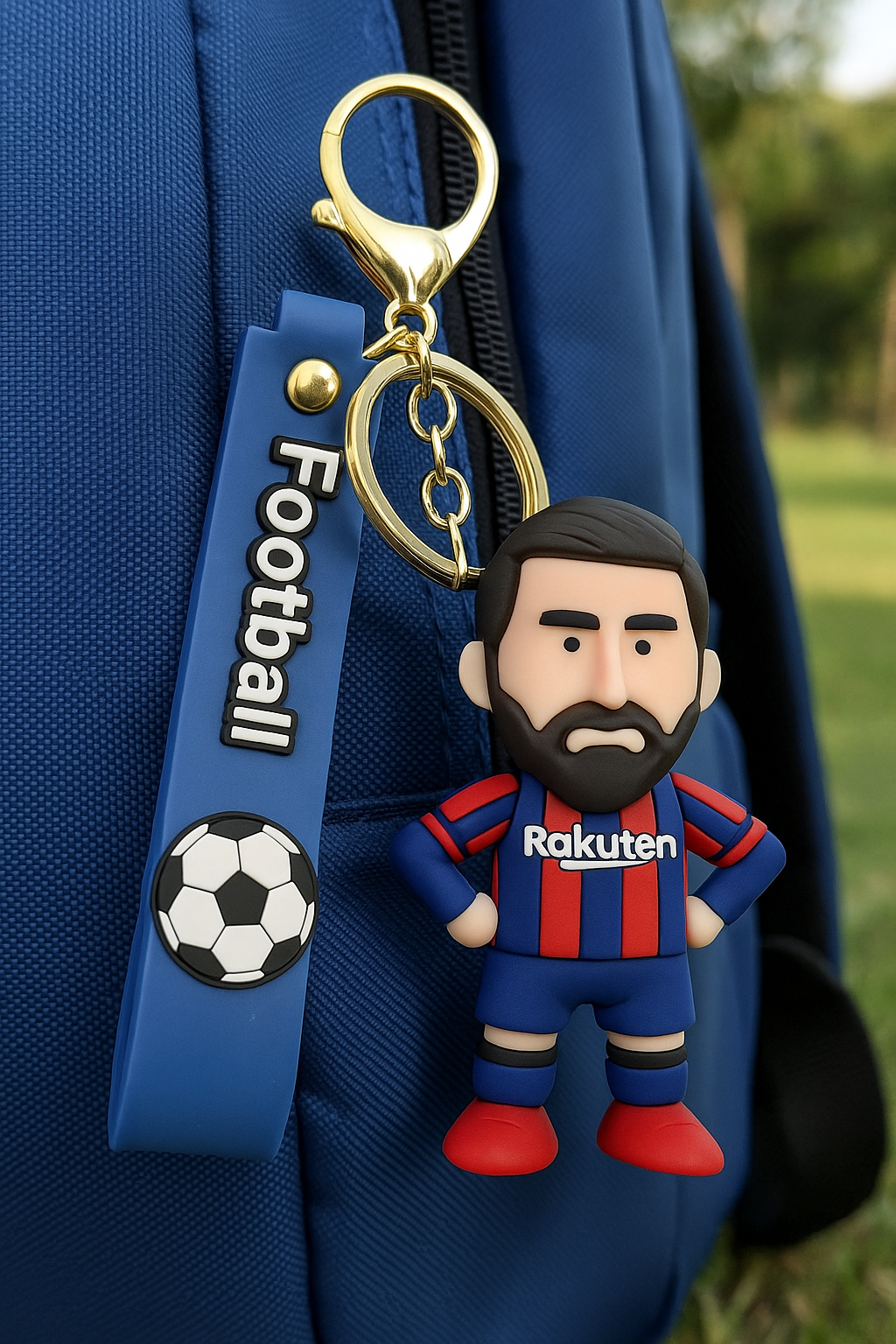 Football Player Keychain
