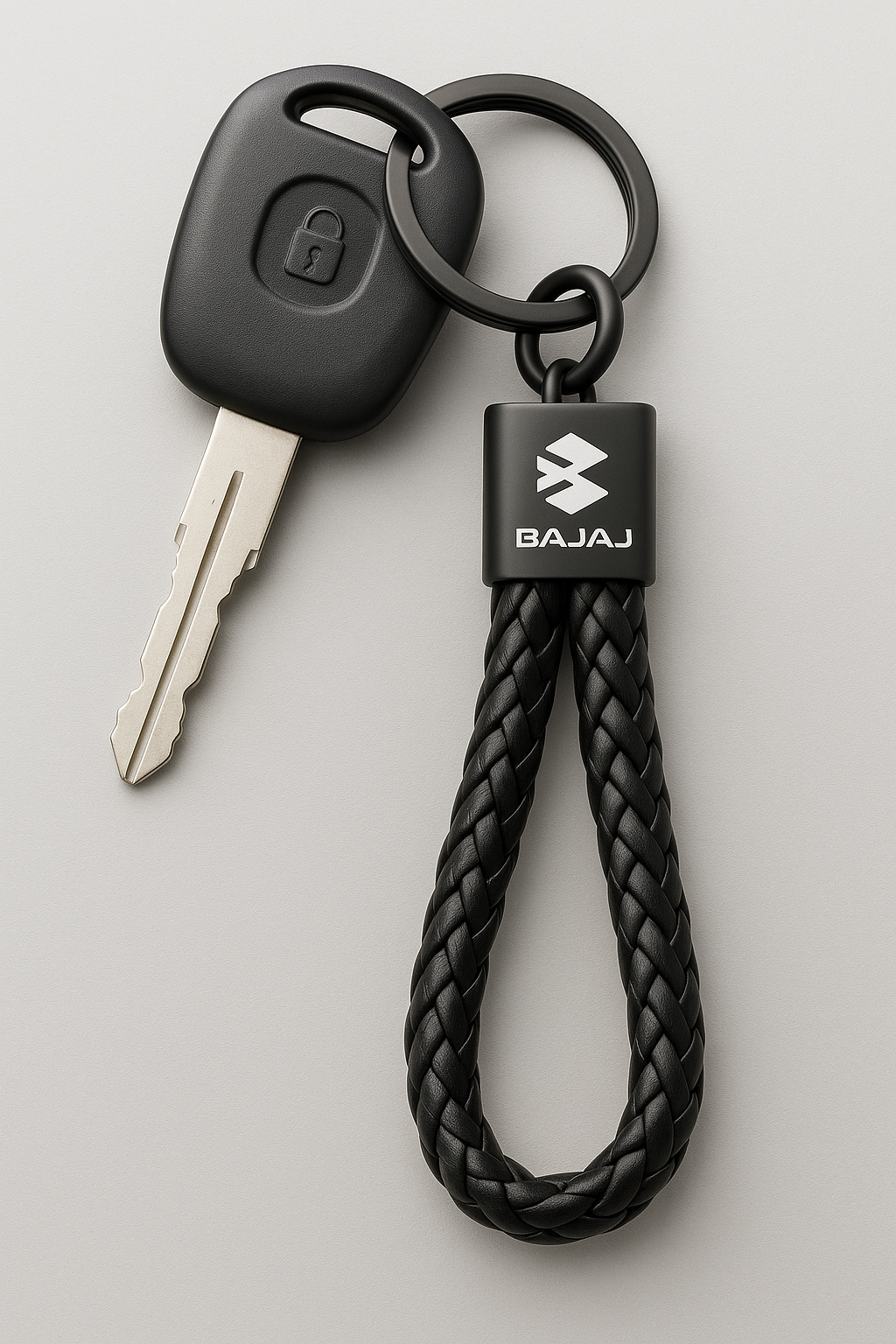 Logo Premium Leather Keychain