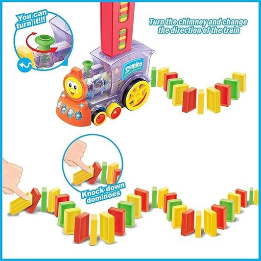 Domino Train Set with Around 40 Pcs Premium Pack