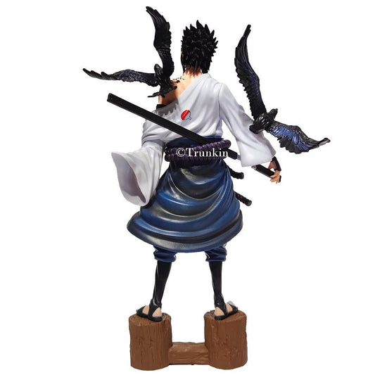 Sasuke Uchiha Action Figure with Crows