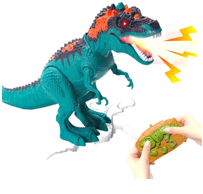 Remote Control Dinosaur Toy - Interactive Toy Walking