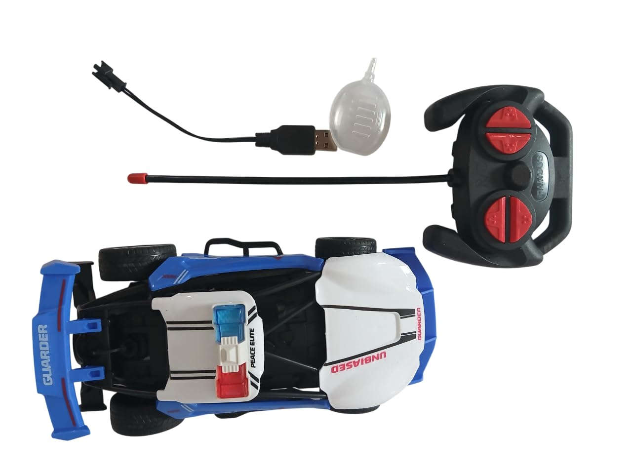Rechargeable Radio Remote Control Spray Police Racing