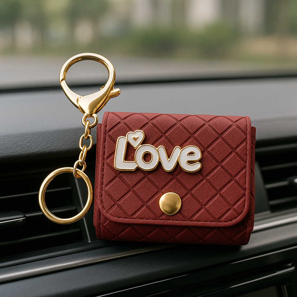 Love Mini Wallet Keychain