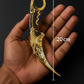 Golden Dragon Claw Fantasy Blad