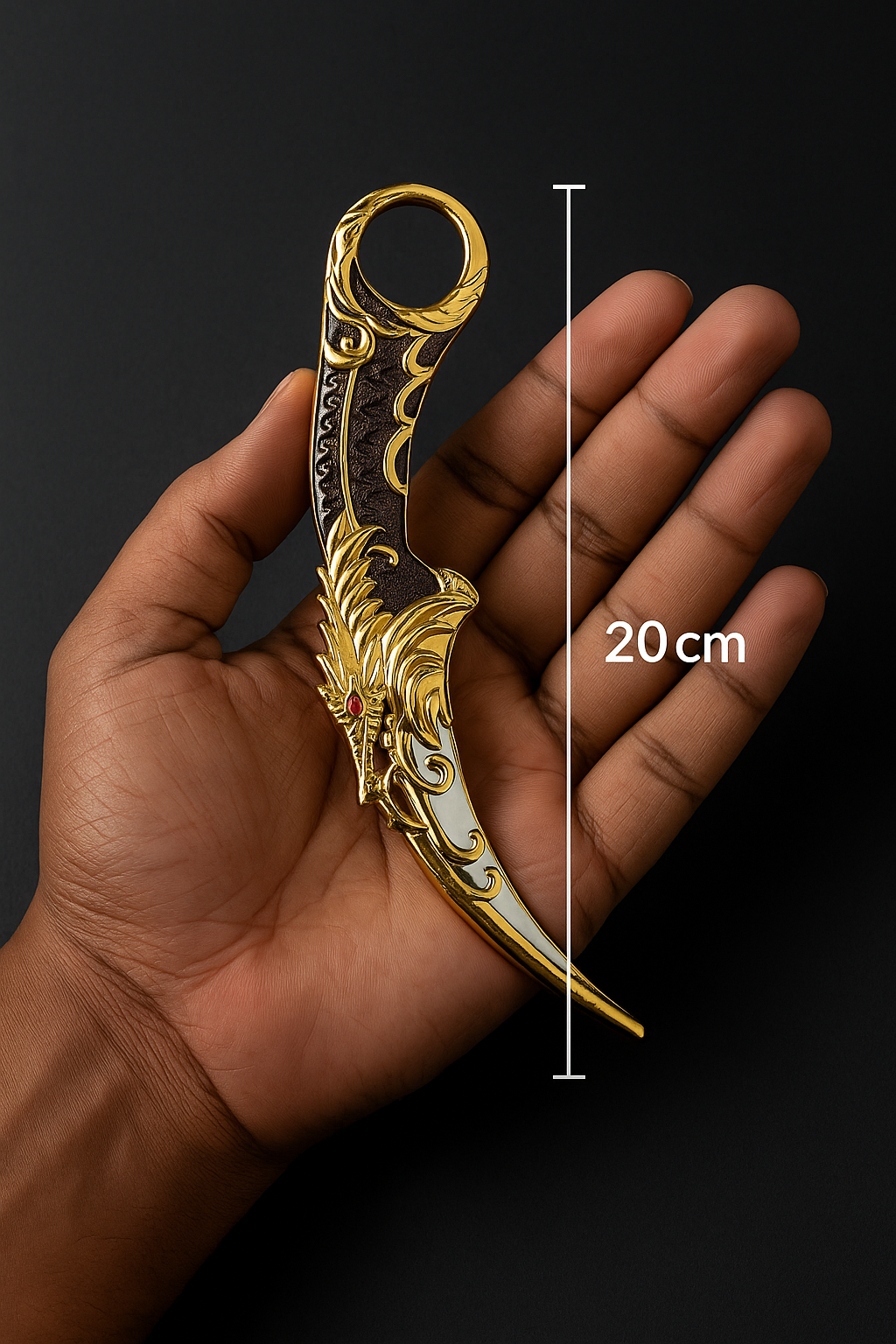 Golden Dragon Claw Fantasy Blad