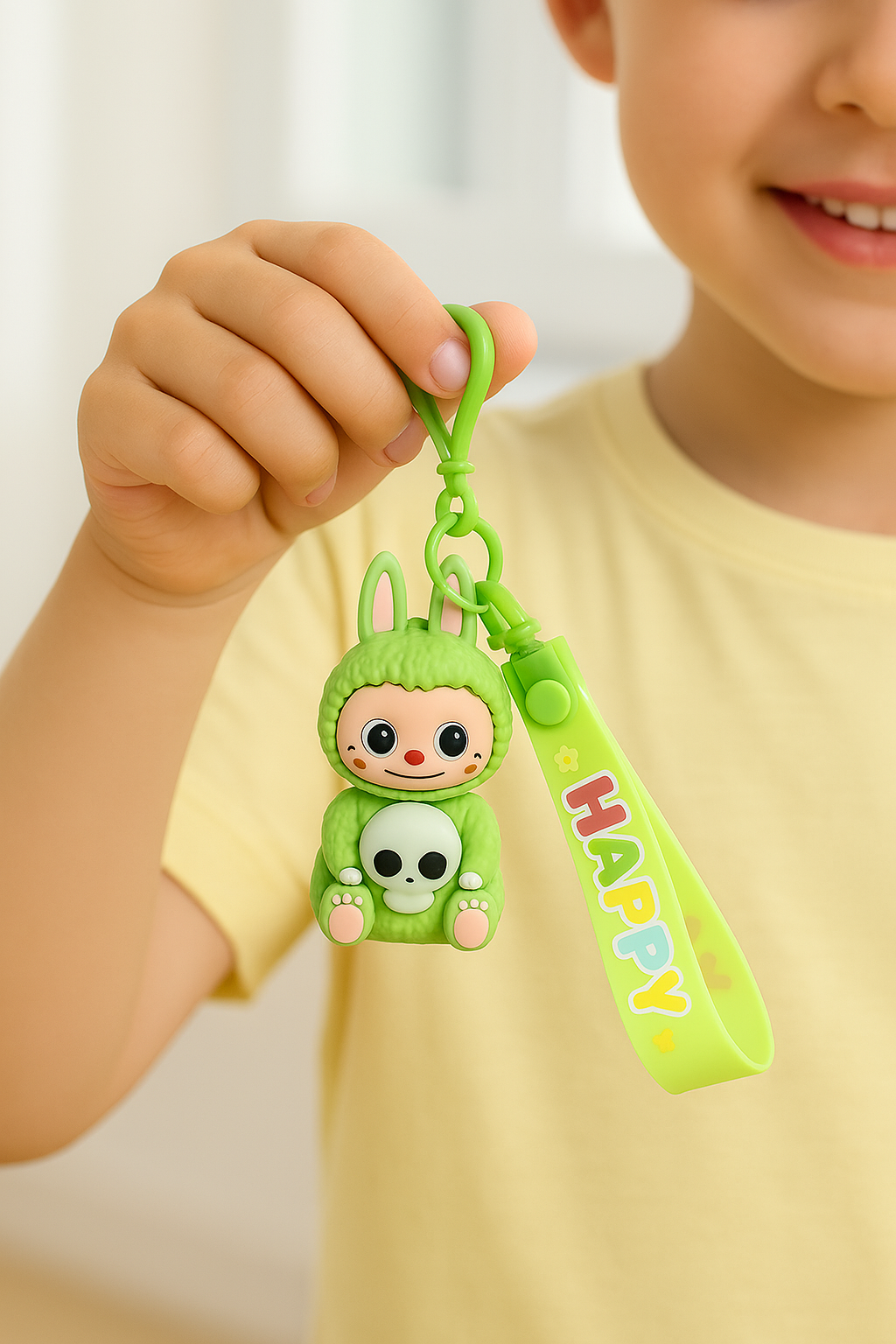 Labubu Green Bunny Keychain