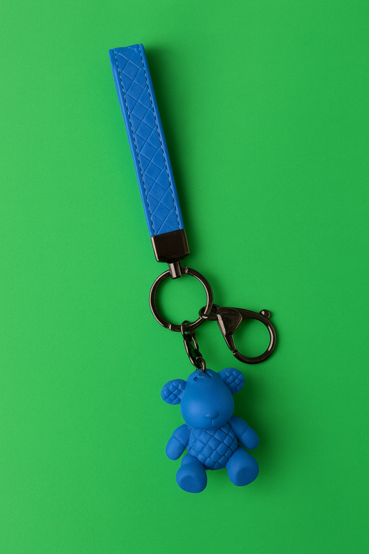 Blue Bear Keychain