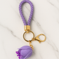 Purple Flower Keychain