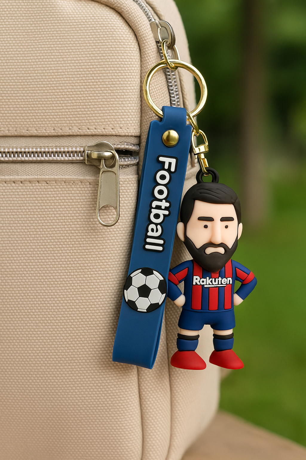 Football Player Keychain