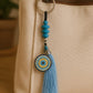 Evil Eye Tassel Keychain