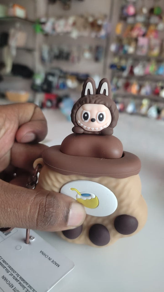 Pop It Up Labubu Bunny Keychain