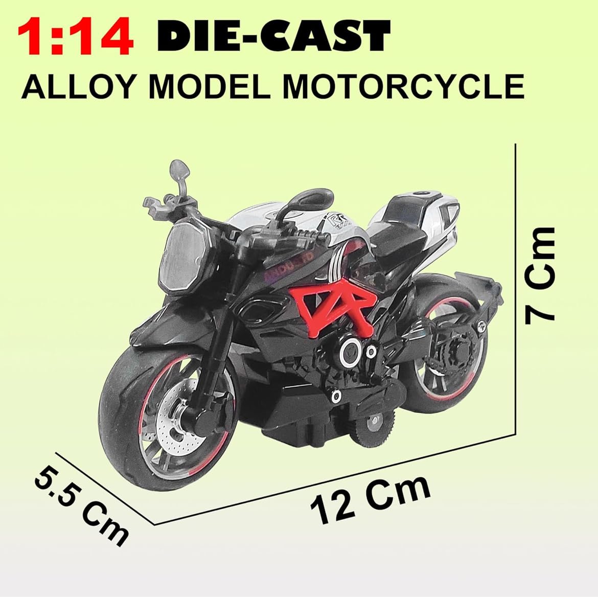 Bike Diecast Motorcycle Model Pull Back Vehicles Superbike ATank,