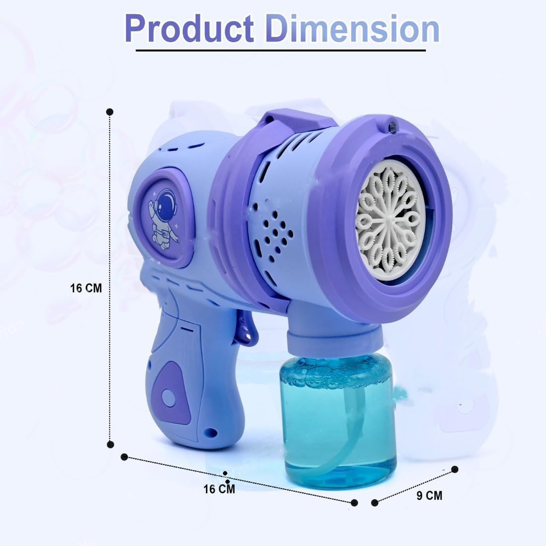 Big Size Bubble Gun Machine for Kids Automatic Bubble Gun