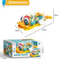 Bump n Go 3D Gear Transparent Duck Toy