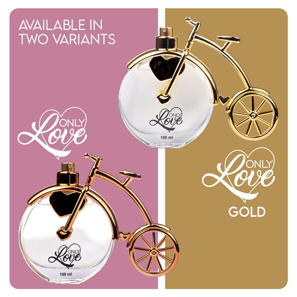 Oscar Only Love Gold Perfume for Women & Girls |