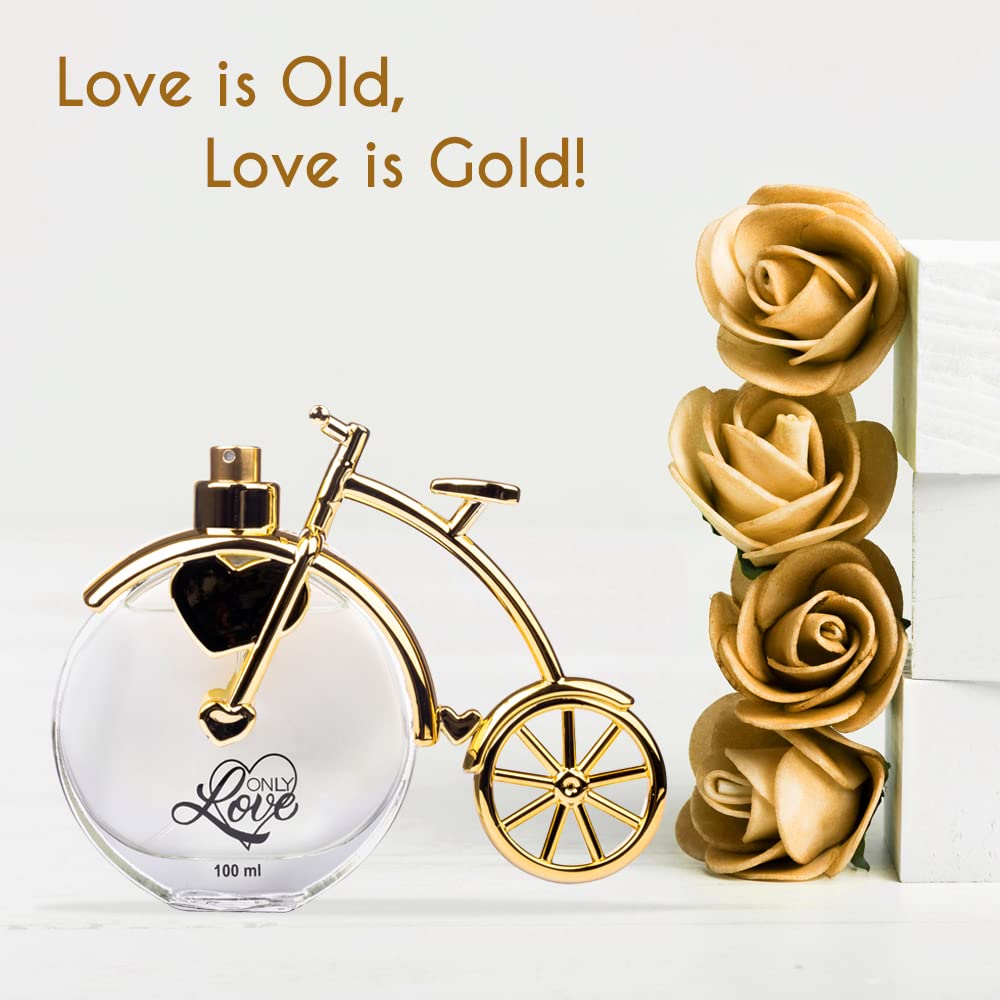 Oscar Only Love Gold Perfume for Women & Girls |