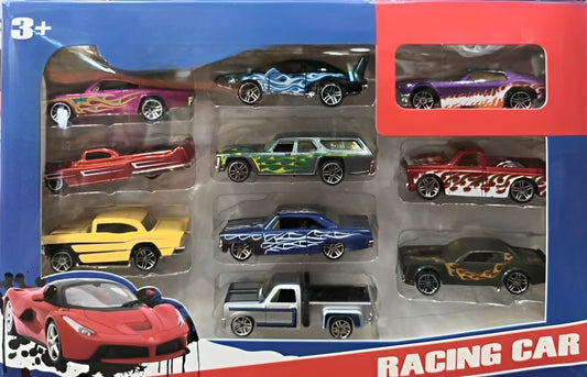Urban11 1: 64 Scale Small Diecast 10 Cars Gift Pack, Assorted Metal Cars, Multicolor