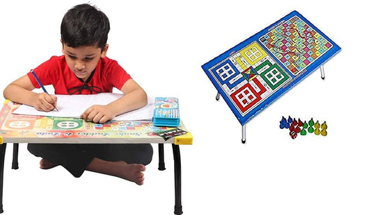 Multipurpose Folding Table  Ludo and Snake Ladder Game