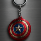 Captain Shield Metal Keychain
