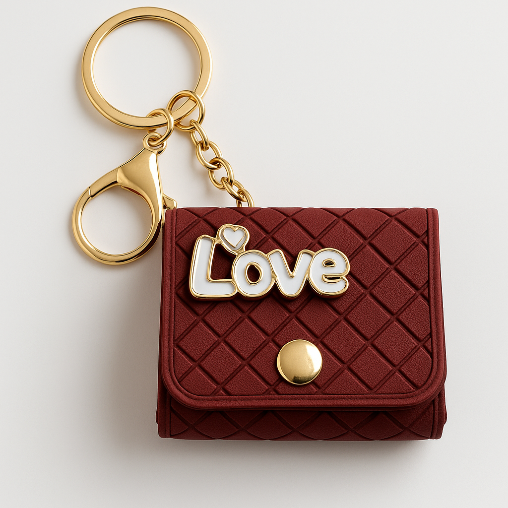 Love Mini Wallet Keychain