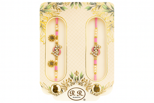 Elegant Designer Rakhi Combo Set 💖