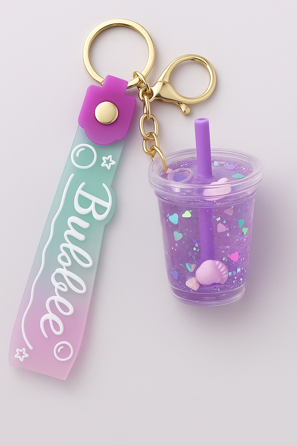 Glitter Keychain- 7 varient