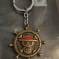 Vintage Pirate Ship Wheel Keychain