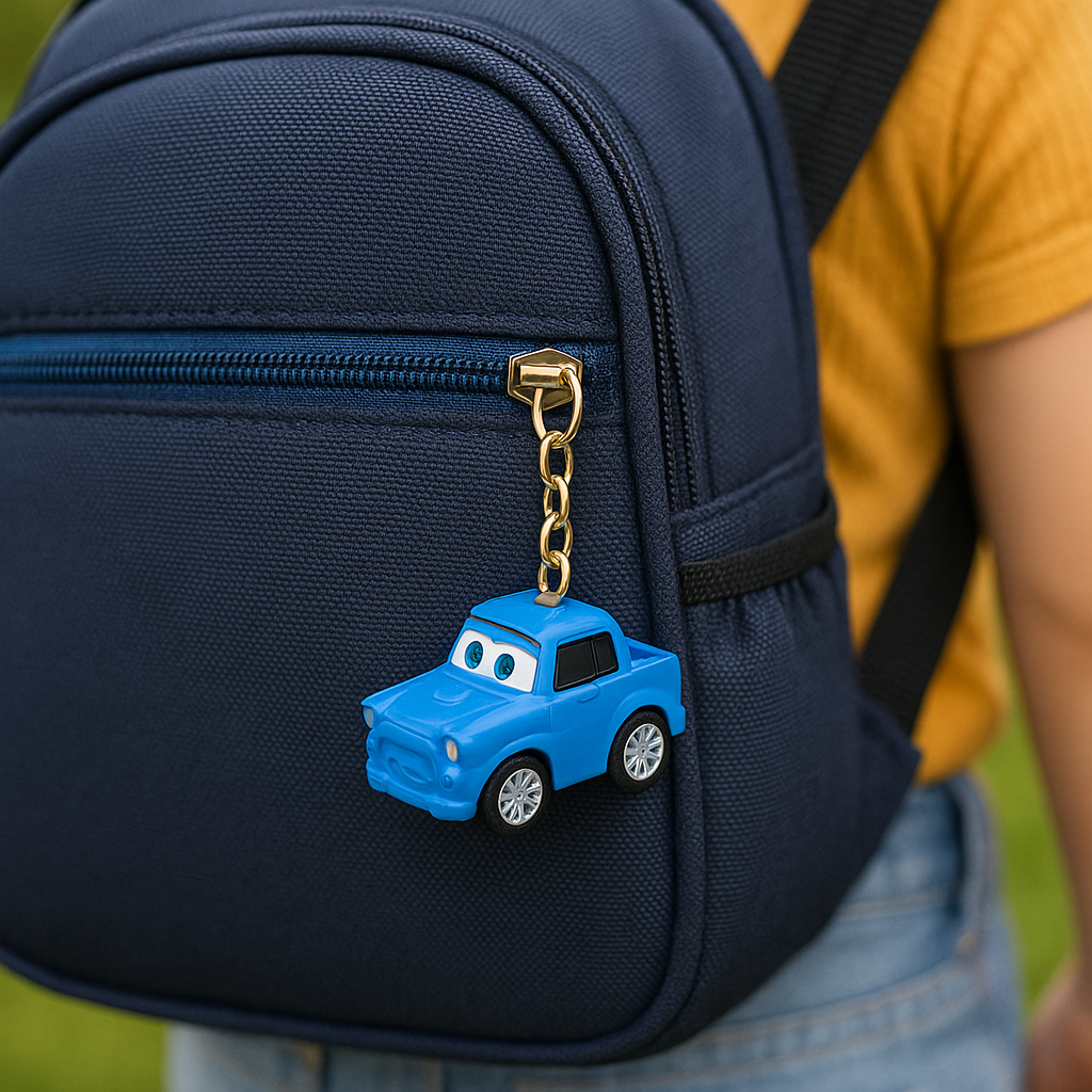 Car Shape Keychain Toys for Kids - 8 variant