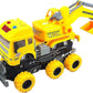 Friction Powered Engineering Excavator Truck for Kids Boys Girls