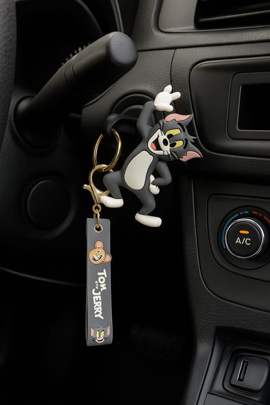 Tom & Jerry Cartoon Keychain