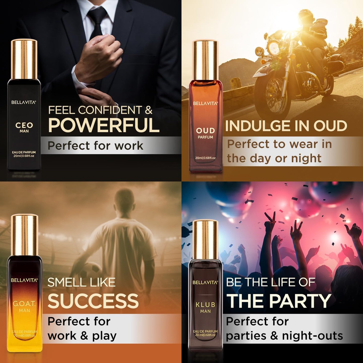 Bella Vita Luxury Perfume Gift Set for Men |