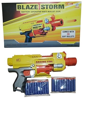 Prime Gift Gallary Blaze Storm Battery Operated Soft Bullet Gun,