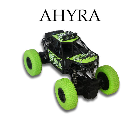 RC Monster Truck Remote Control Car For Kids Rock Crawler, 5 Function 1:18 RC Car Toys For Boys