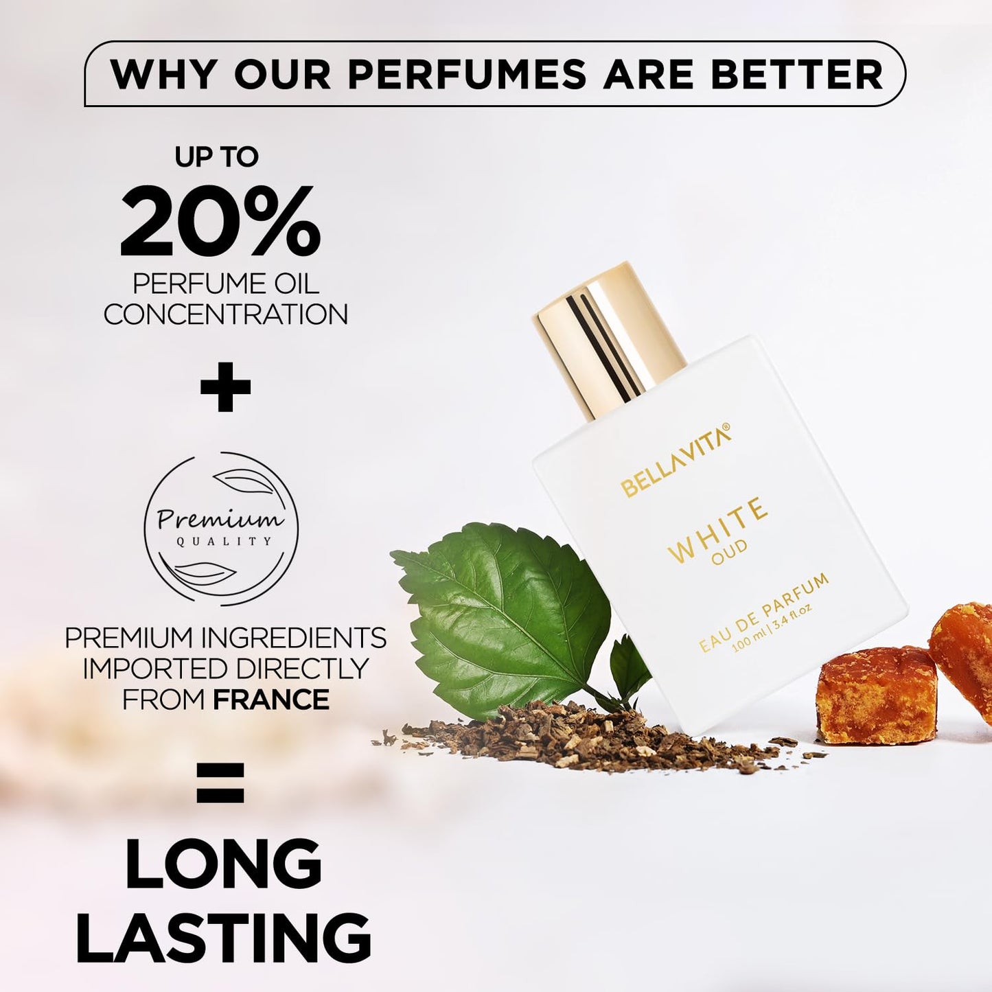 Bella Vita White Oud Unisex Perfume Gift for Men & Women