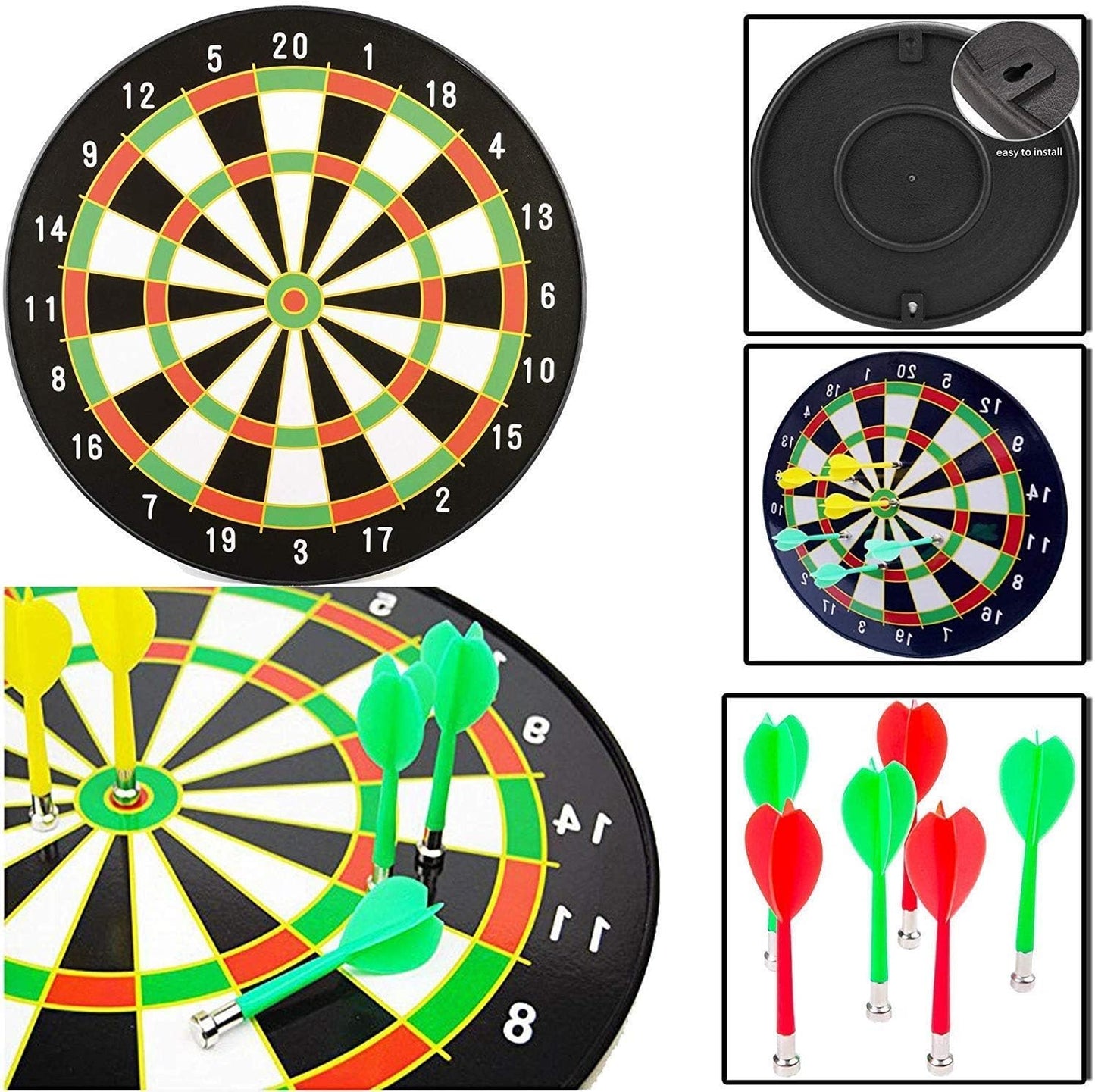 Magnetic Dart Board Game - 17 Inch Magnetic Board