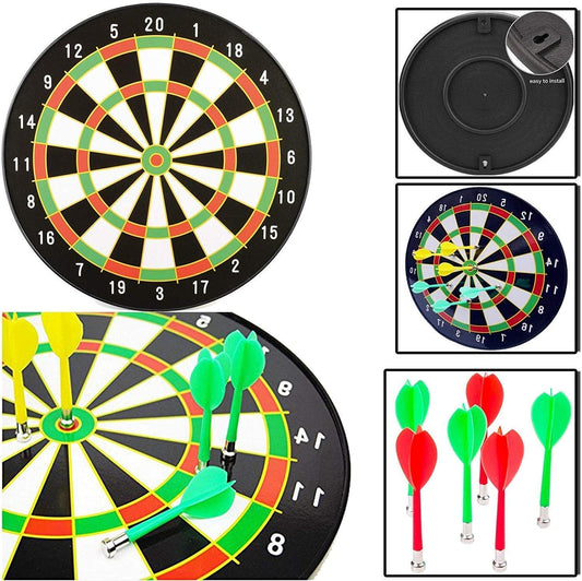 Magnetic Dart Board Game - 17 Inch Magnetic Board