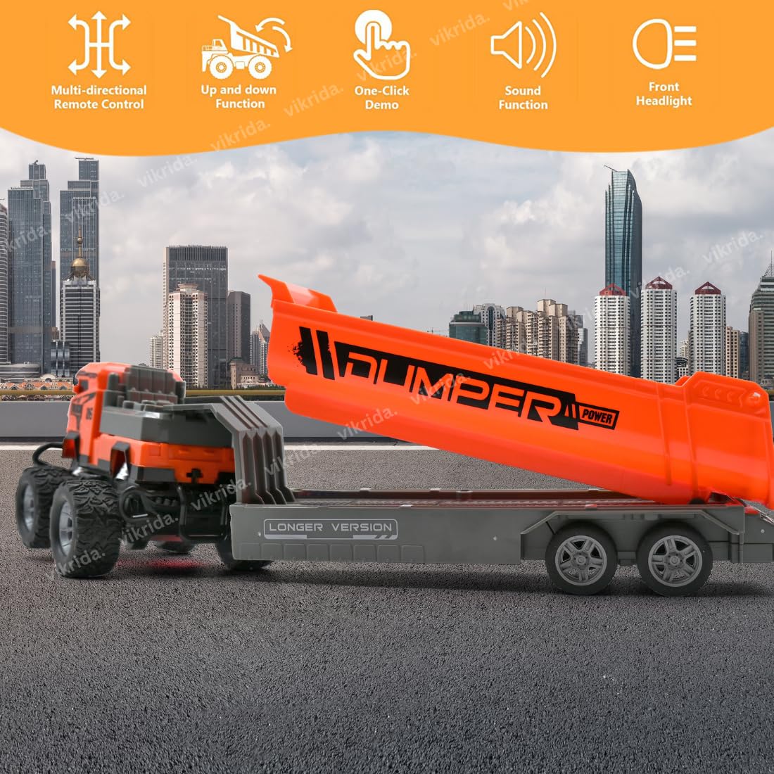 Remote Control Dump Truck Toy Truck Carrier Toy,Transport Car