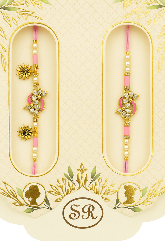 Elegant Designer Rakhi Combo Set 💖