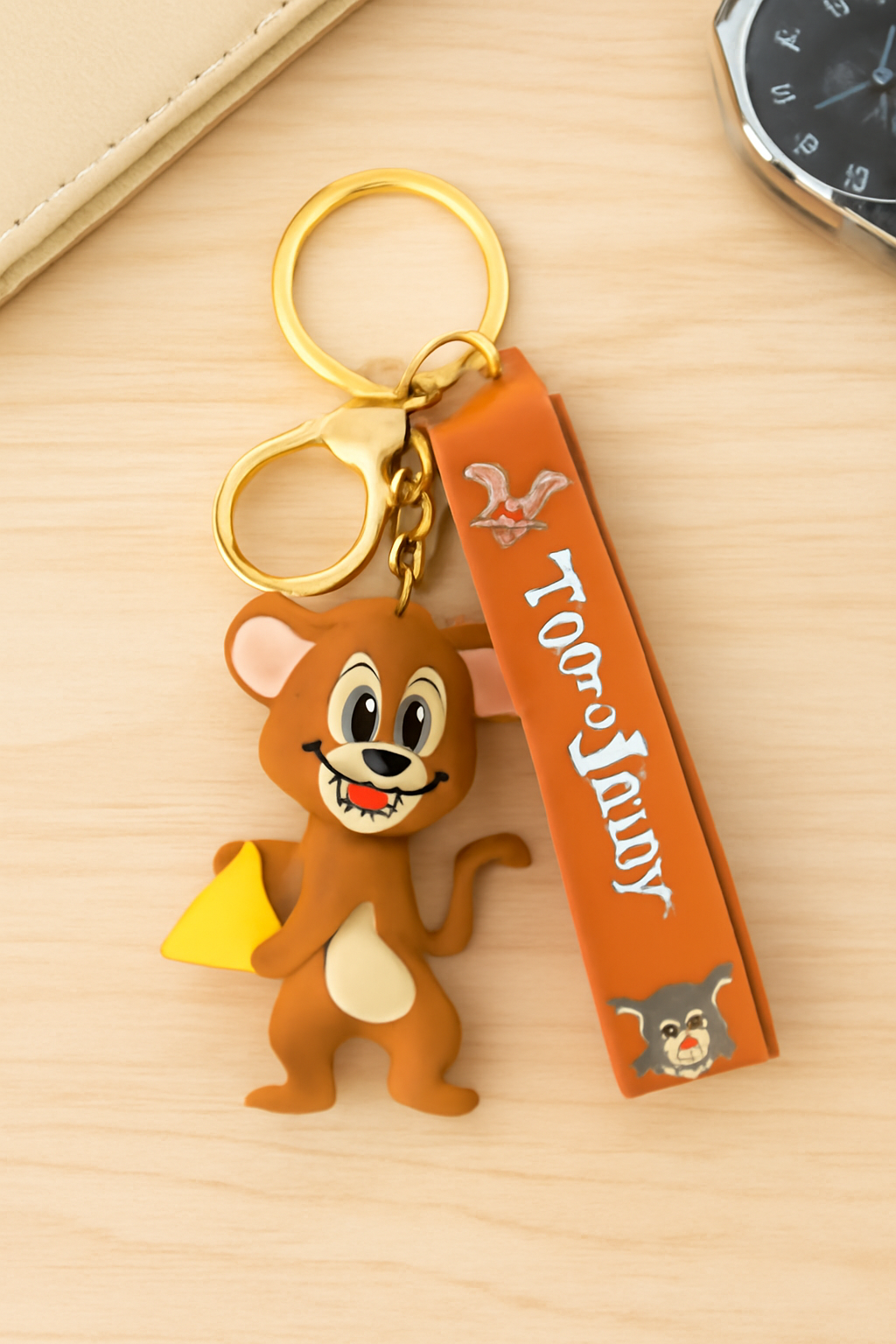 Tom & Jerry Cartoon Character Keychain