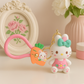 Cute Hello Kitty Carrot Charm Keychain