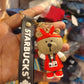 Starbucks Barista Bear Keychain