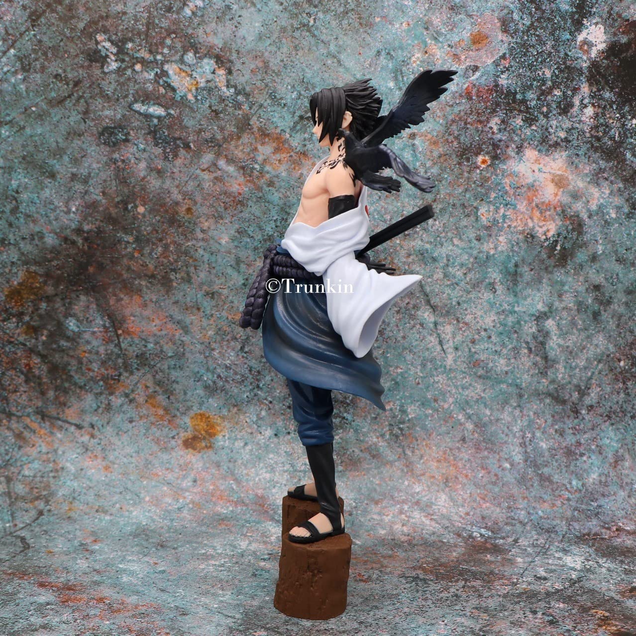 Sasuke Uchiha Action Figure with Crows