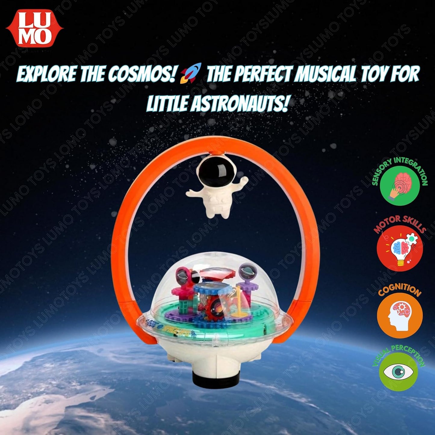 Magnetic Floating Astronaut Spaceship –