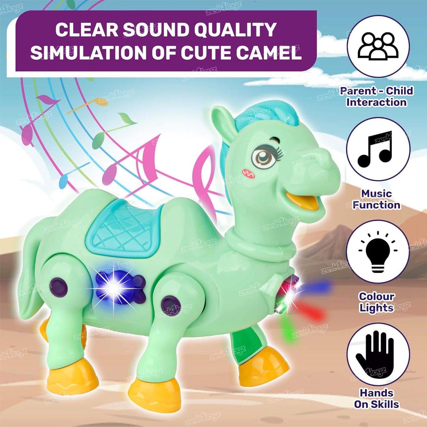 Musical Camel Toy for Kids