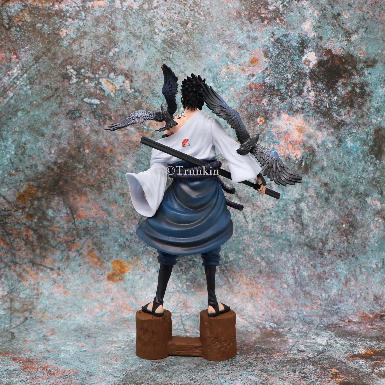 Sasuke Uchiha Action Figure with Crows