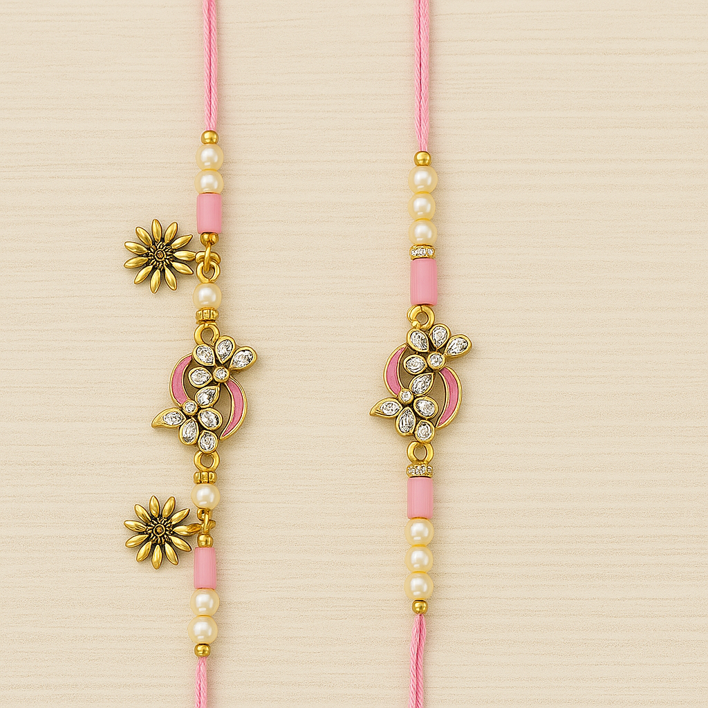Elegant Designer Rakhi Combo Set 💖