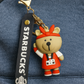 Starbucks Barista Bear Keychain