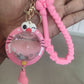 Pretty Pink Kitty Keychain