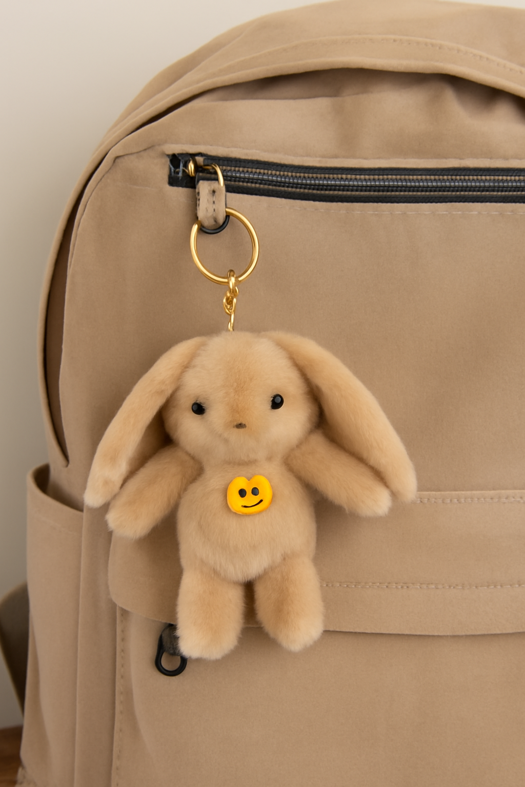Cute Plush Bunny Keychain