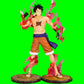 Luffy with Flame Anime Figure
